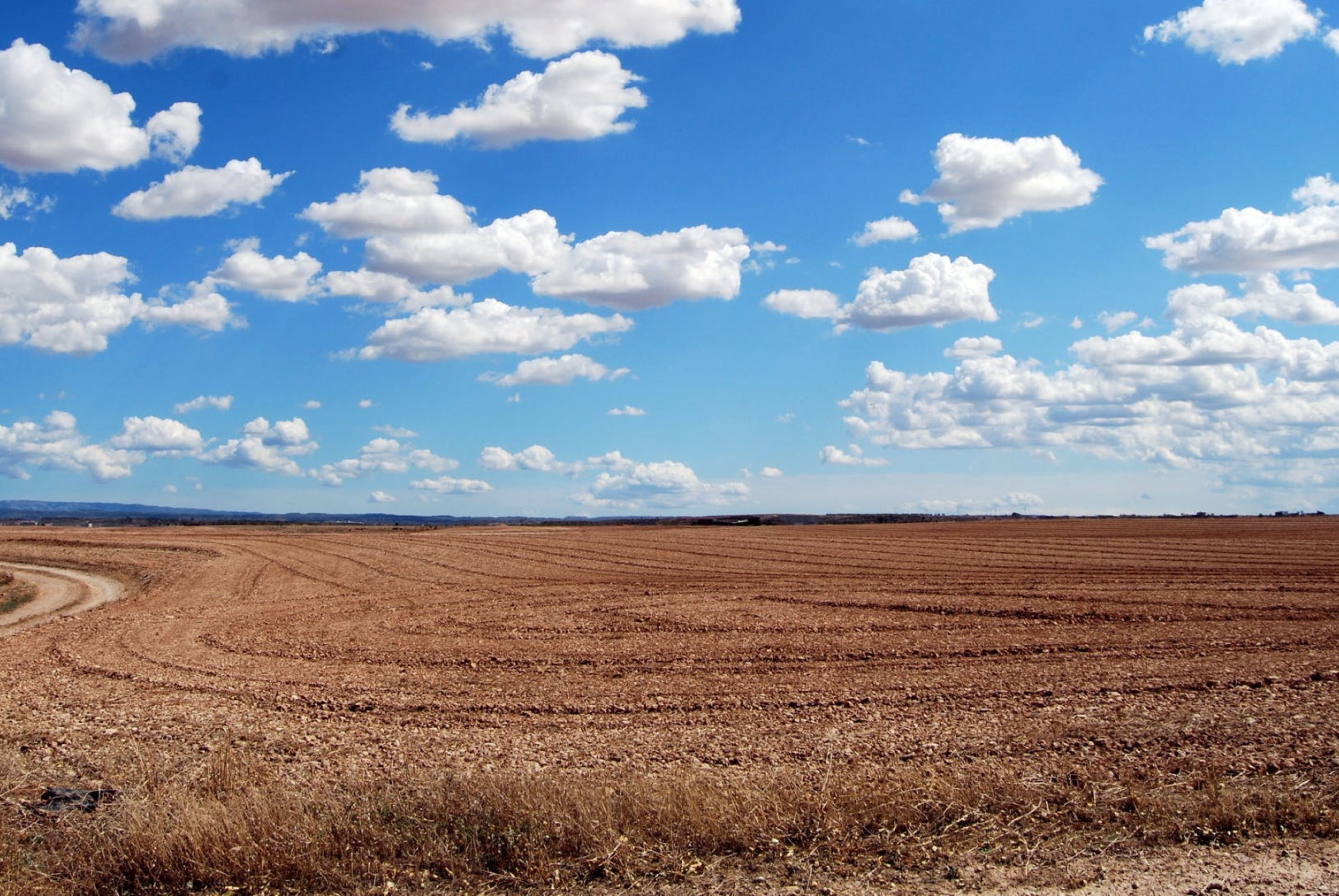 Field Clouds Sky Earth 46160 Rural
